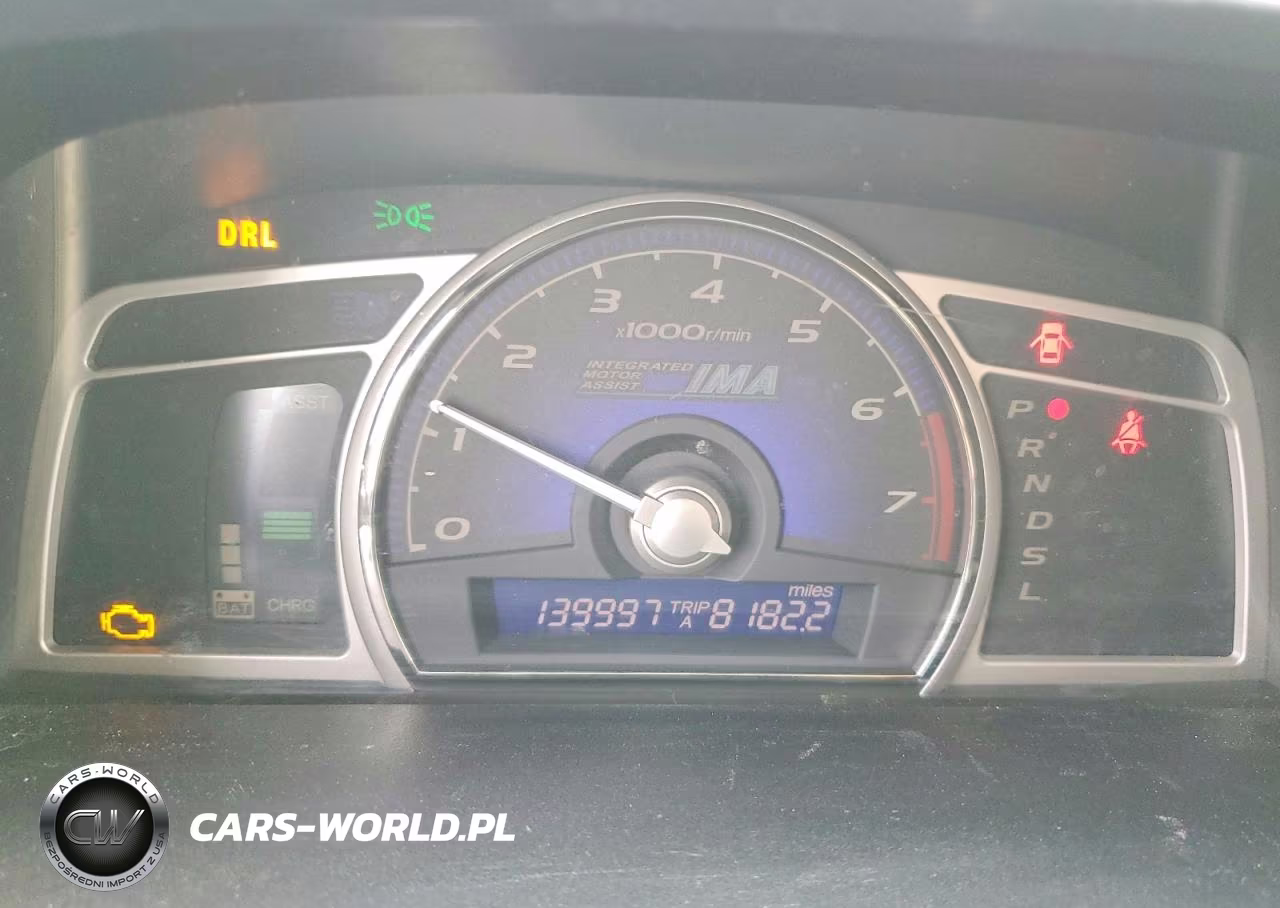 2007 Honda Civic Hybrid VIN:JHMFA36247S015096 - 9