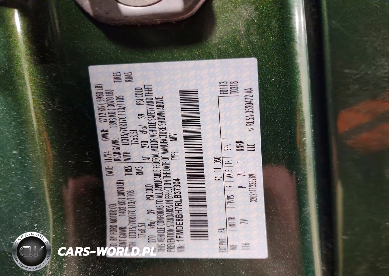 2024 Ford Bronco Outer Banks VIN:1FMDE8BH7RLB37304 - 13