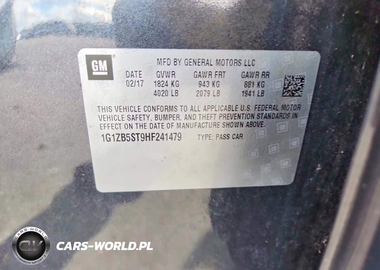 2017 Chevrolet Malibu Ls VIN:1G1ZB5ST9HF241479 - 12