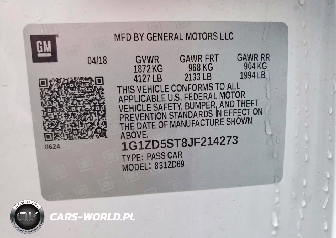 2018 Chevrolet Malibu Lt VIN:1G1ZD5ST8JF214273 - 12