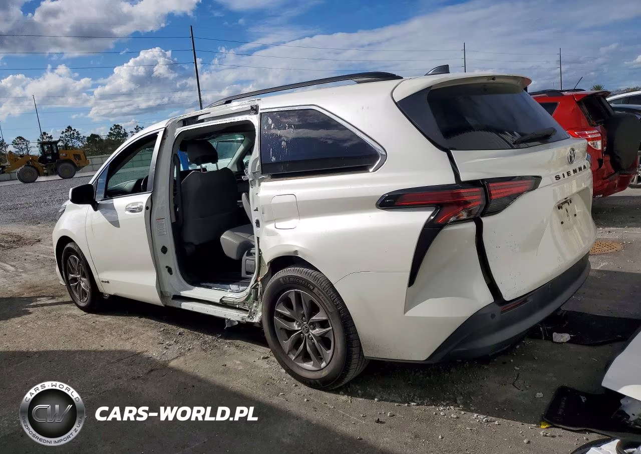 2021 Toyota Sienna Xle 8-Passenger VIN:5TDYRKEC4MS026577 - 2