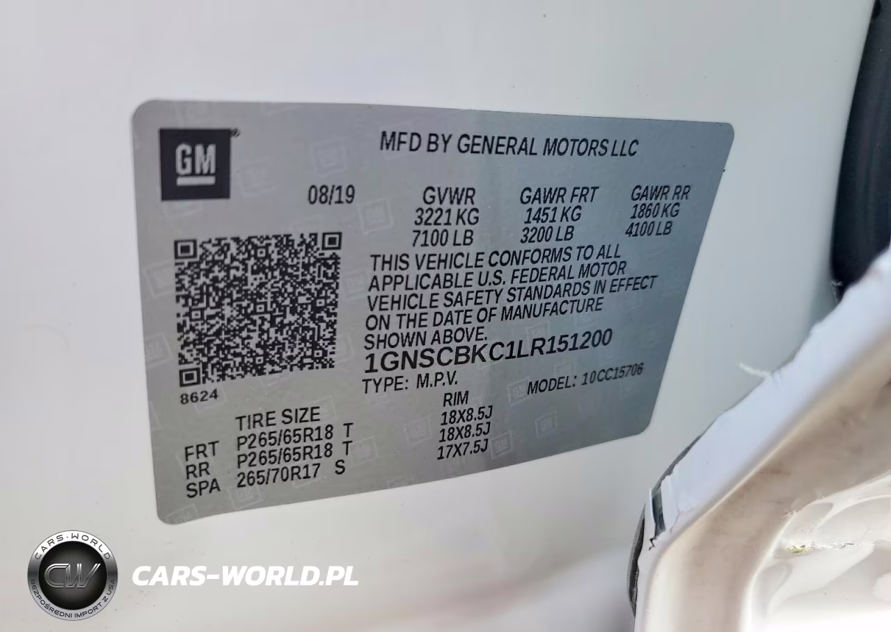 2020 Chevrolet Tahoe C1500 Lt VIN:1GNSCBKC1LR151200 - 12