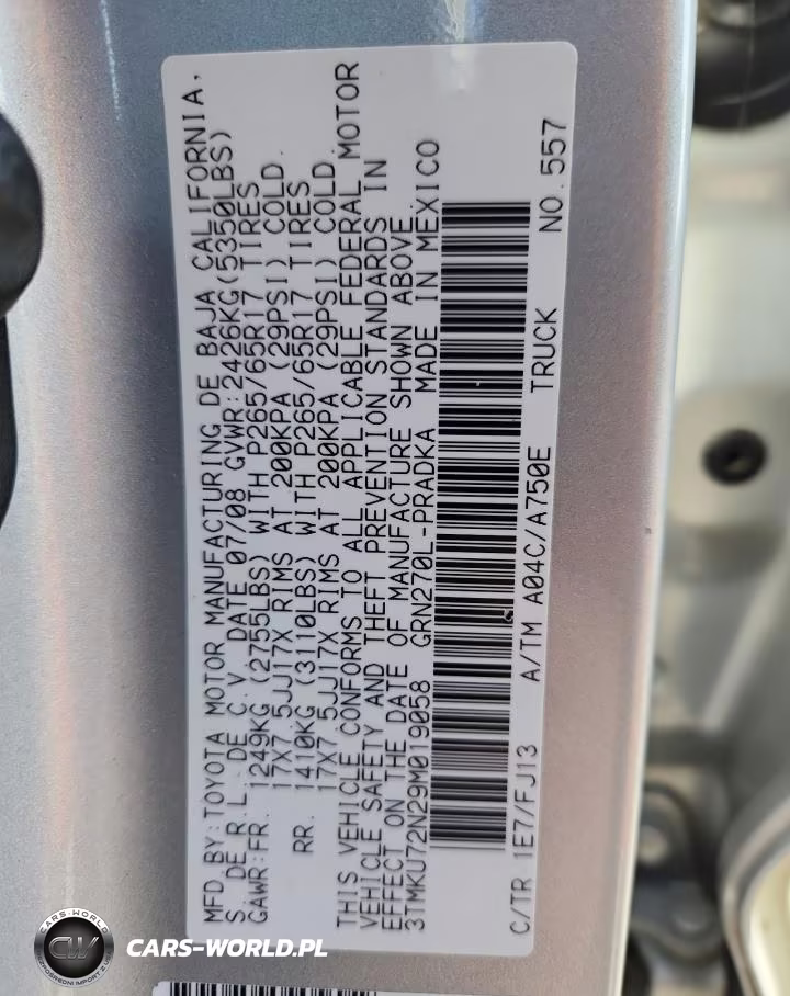2009 Toyota Tacoma Prerunner V6 VIN:3TMKU72N29M019058 - 12