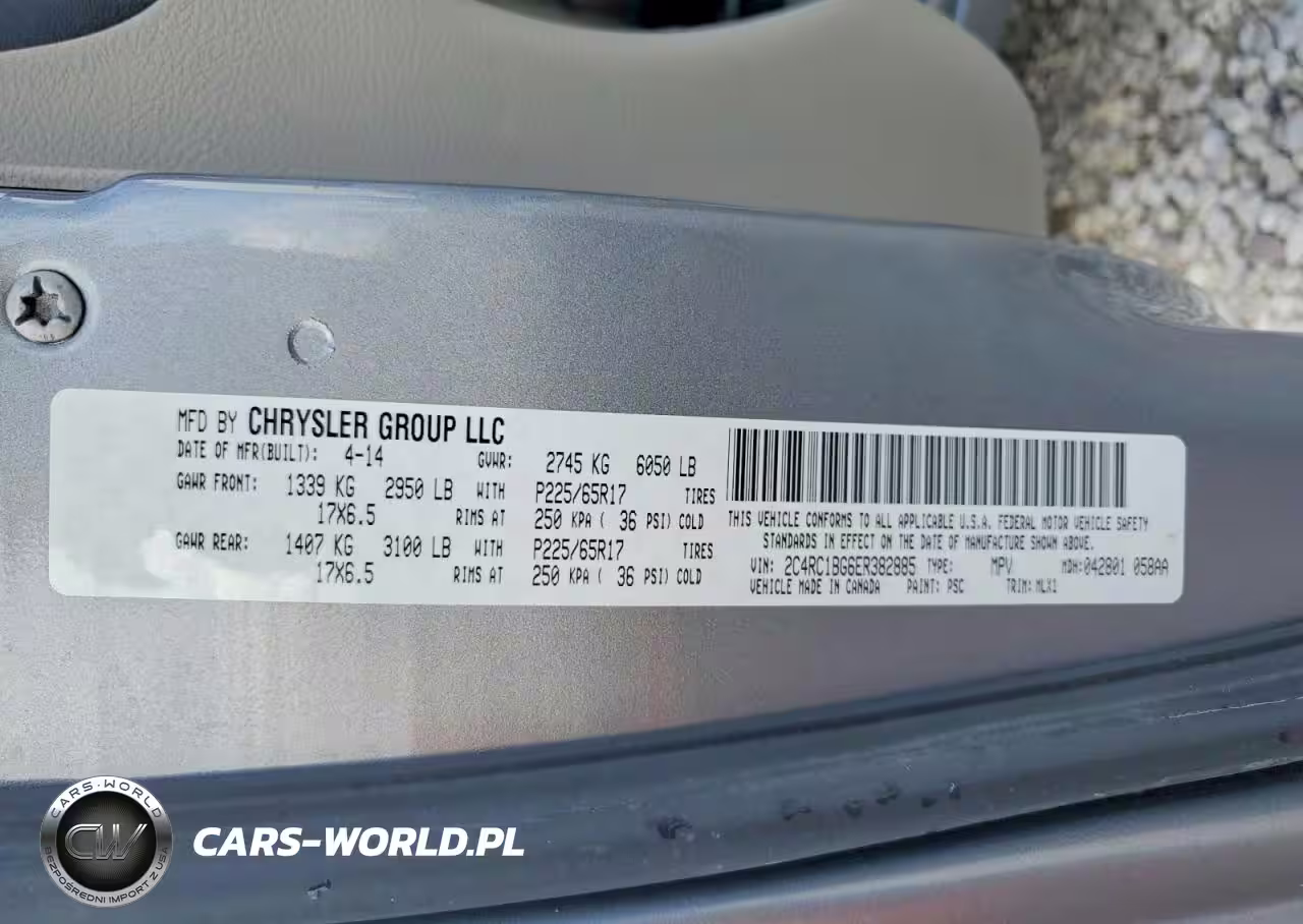 2014 Chrysler Town & Country Touring VIN:2C4RC1BG6ER382885 - 14