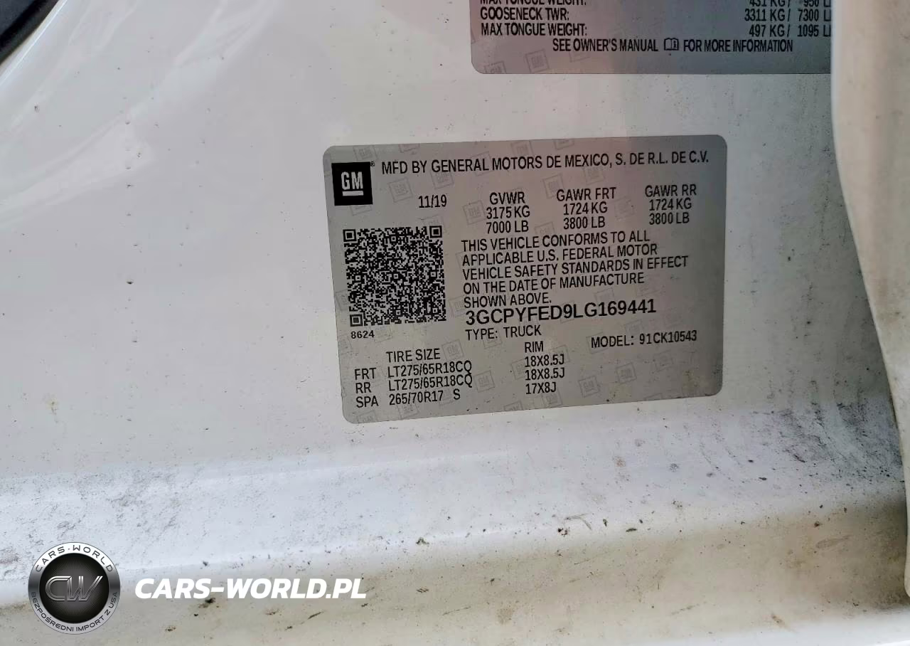 2020 Chevrolet Silverado K1500 Lt Trail Boss VIN:3GCPYFED9LG169441 - 13