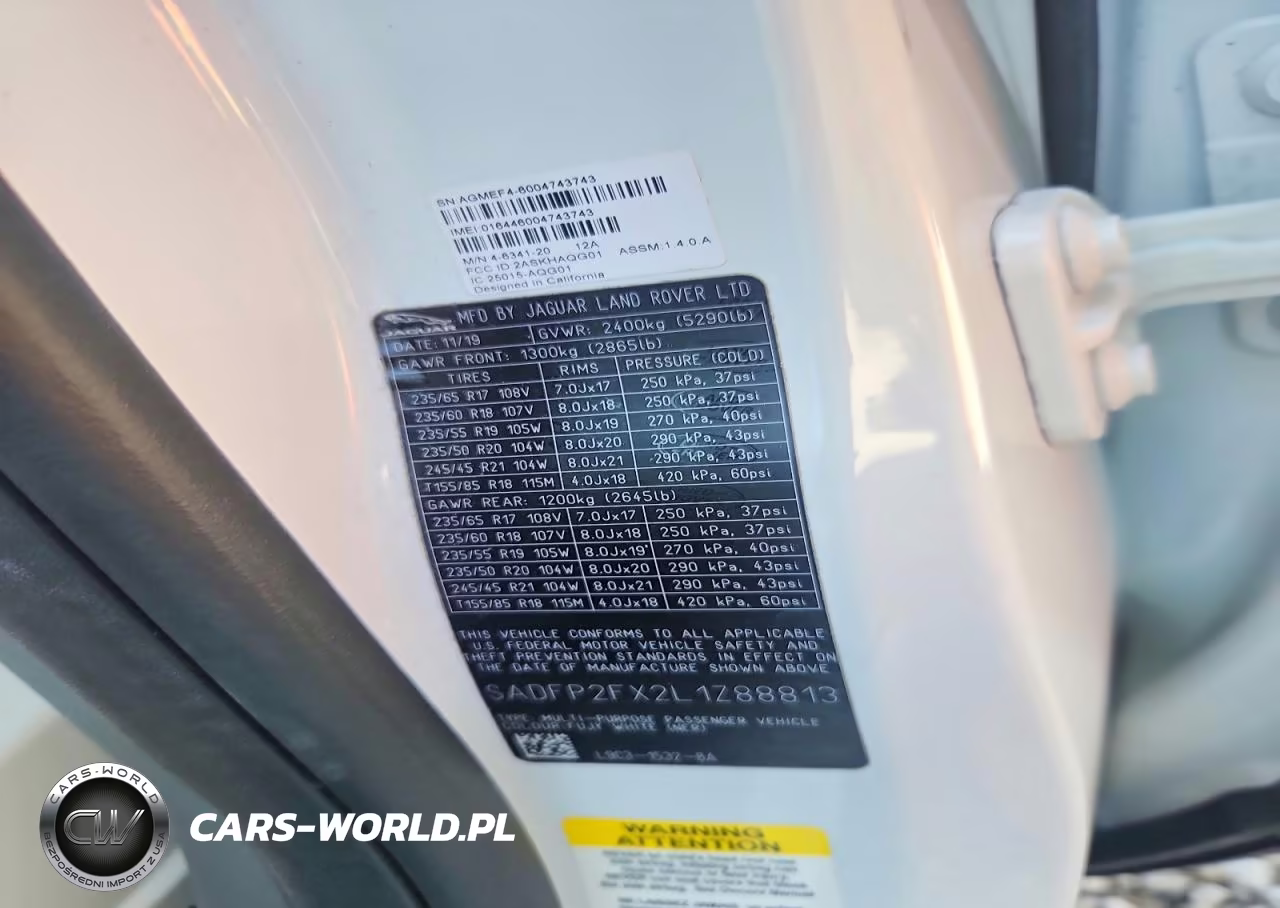 2020 Jaguar E-Pace Se VIN:SADFP2FX2L1Z88813 - 14