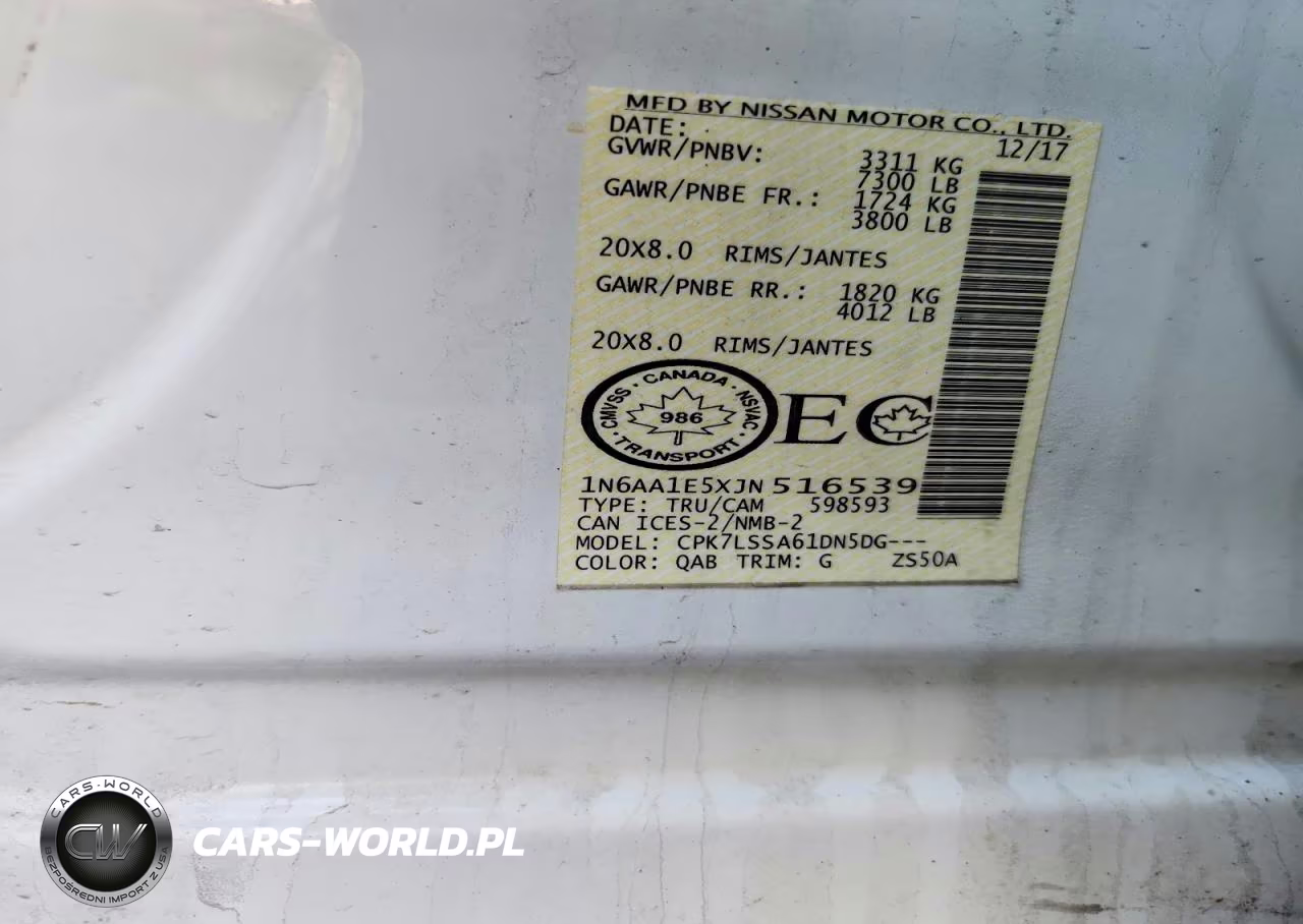 2018 Nissan Titan S VIN:1N6AA1E5XJN516539 - 13