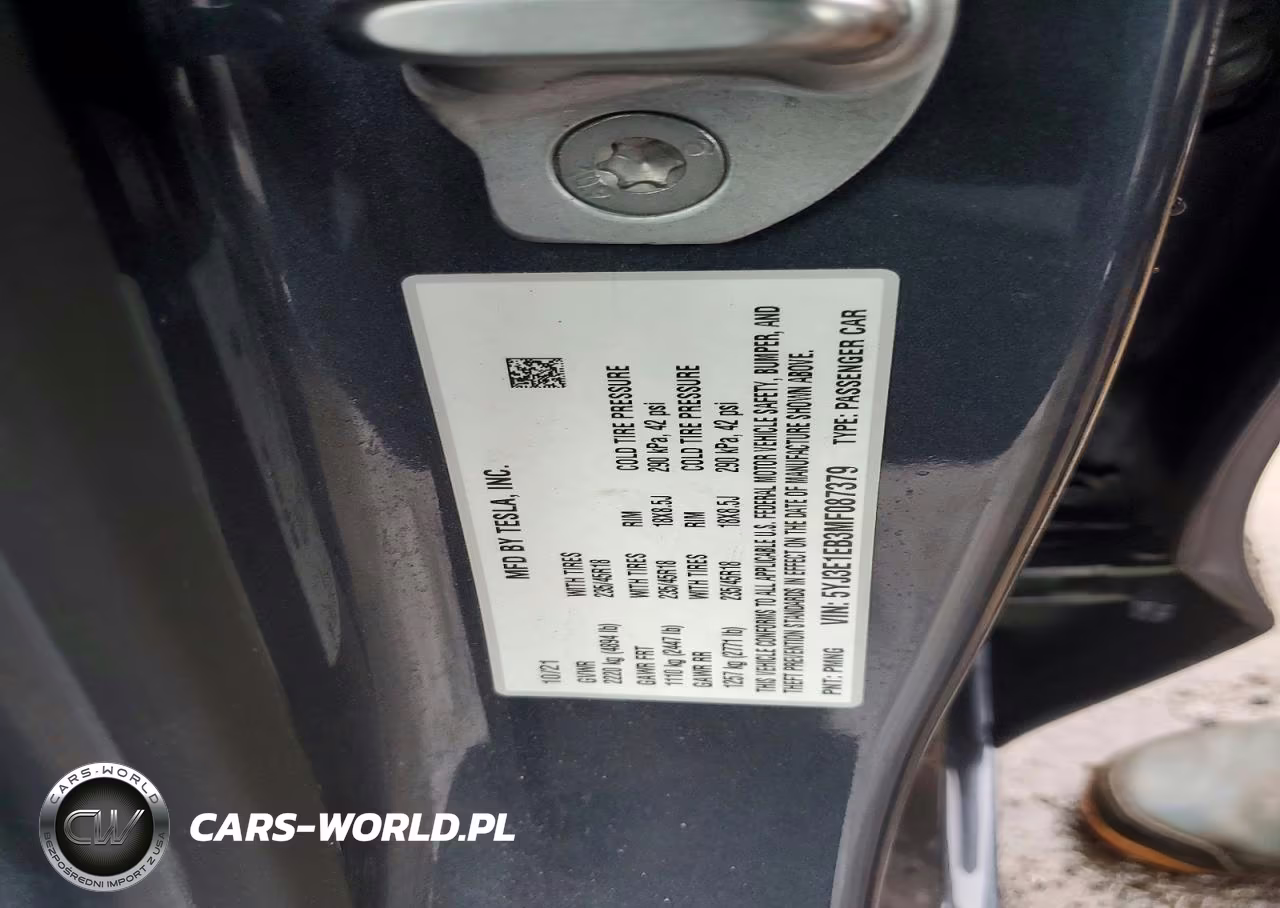 2021 Tesla Model 3 VIN:5YJ3E1EB3MF087379 - 12