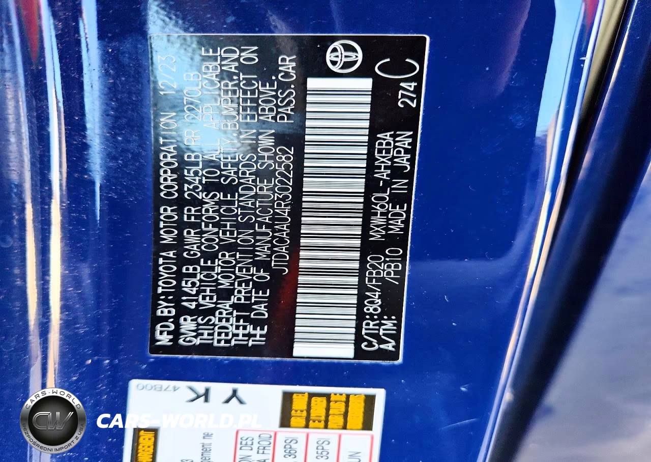 2024 Toyota Prius Le VIN:JTDACAAU4R3022582 - 12