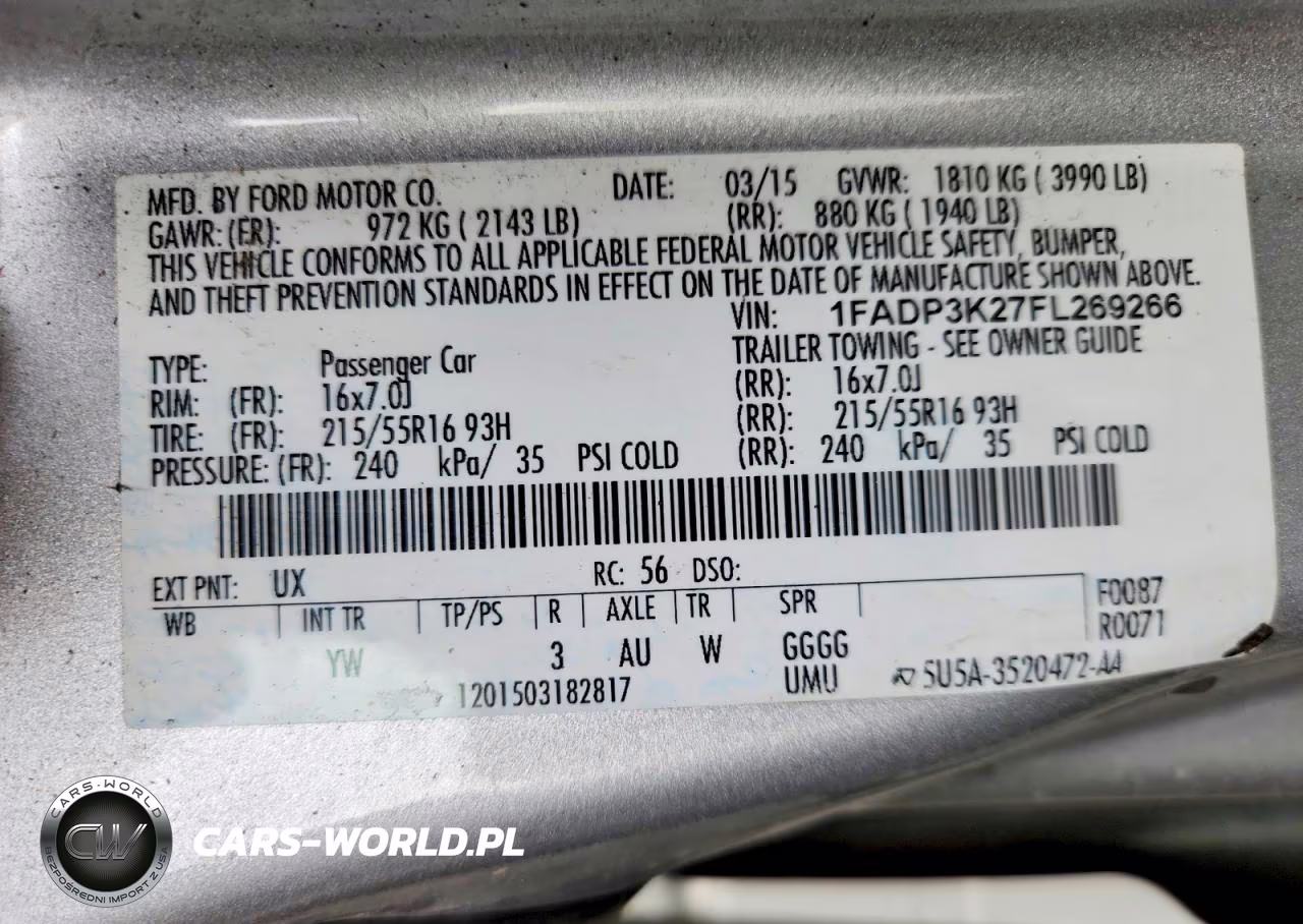 2015 Ford Focus Se VIN:1FADP3K27FL269266 - 13