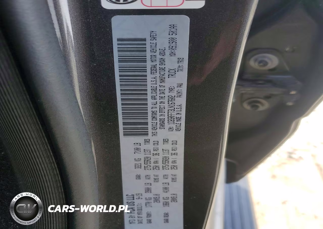 2020 Ram 1500 Big Horn VIN:1C6SRFFT3LN167602 - 12
