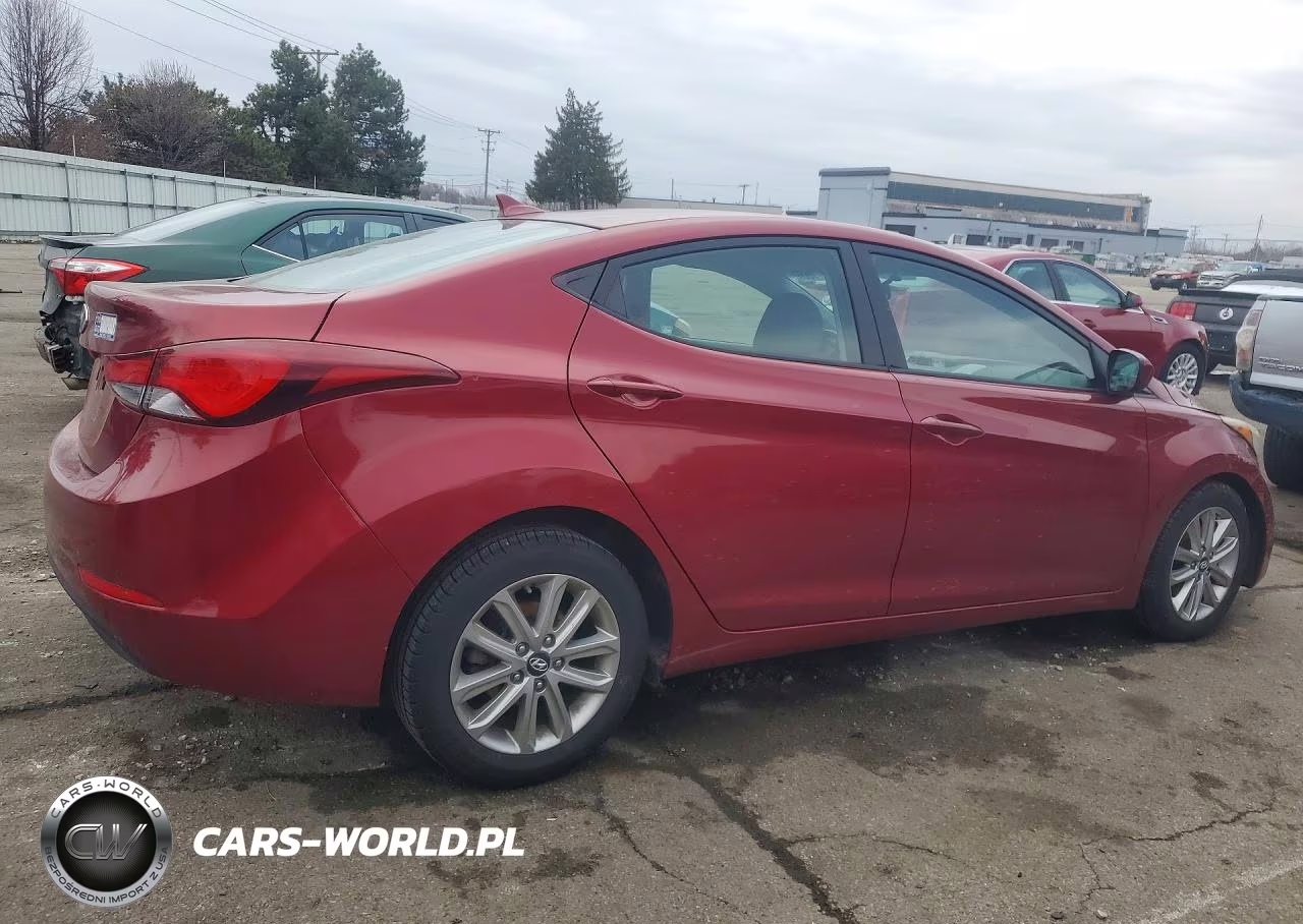 2014 Hyundai Elantra Se VIN:5NPDH4AE9EH473238 - 3