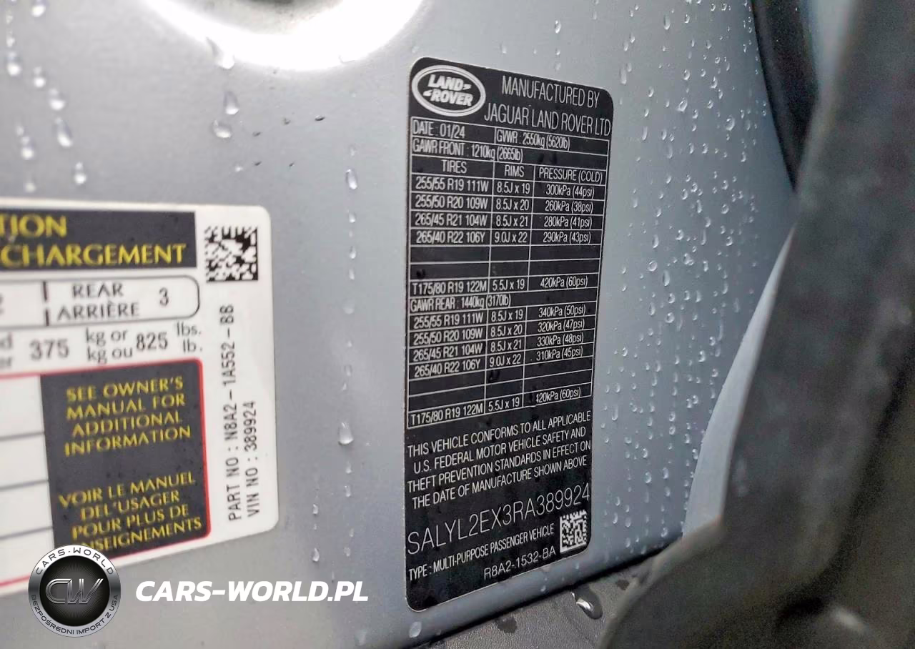 2024 Land Rover Range Rover Velar Dynamic Se VIN:SALYL2EX3RA389924 - 13