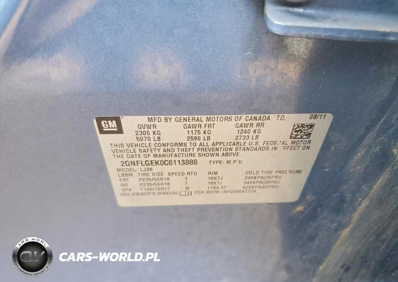 2012 Chevrolet Equinox Ltz VIN:2GNFLGEK0C6113888 - 12