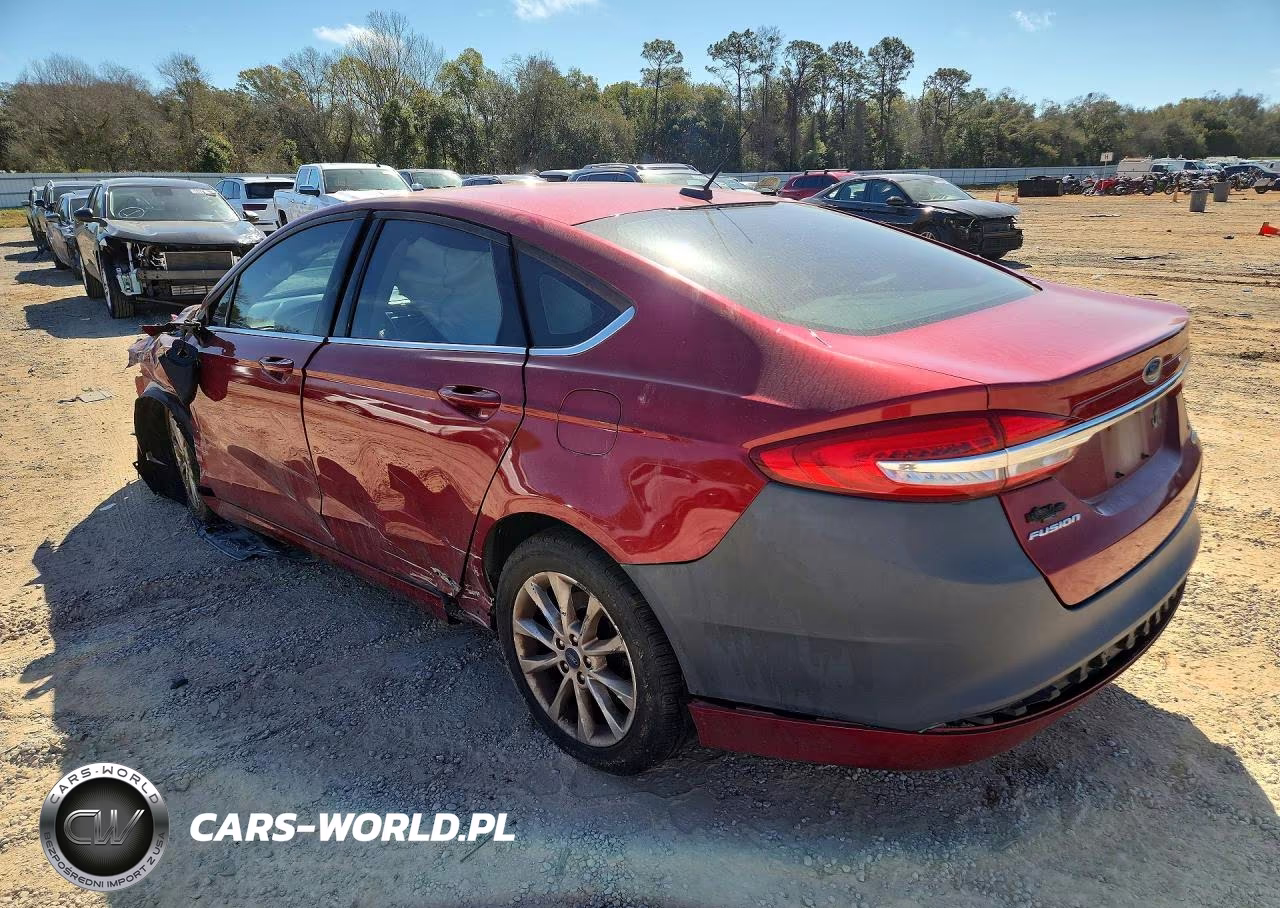 2017 Ford Fusion Se VIN:3FA6P0HD2HR262391 - 2