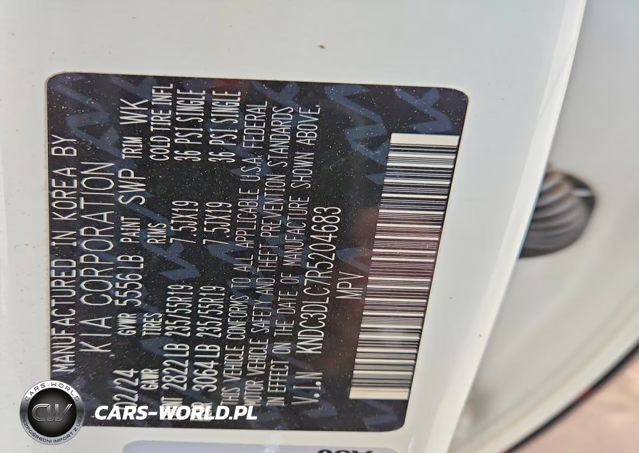 2024 Kia Ev6 Light Long Range VIN:KNDC3DLC7R5204683 - 13