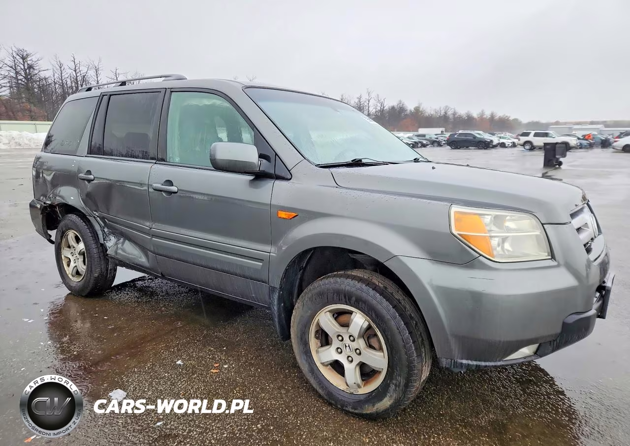 2007 Honda Pilot Exl VIN:2HKYF18657H501897 - 4