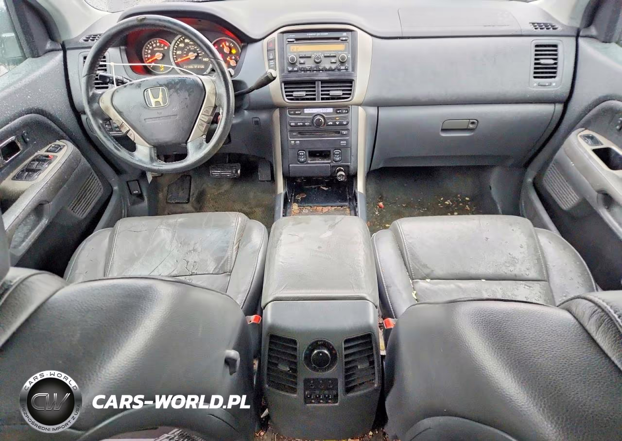 2007 Honda Pilot Exl VIN:2HKYF18657H501897 - 8