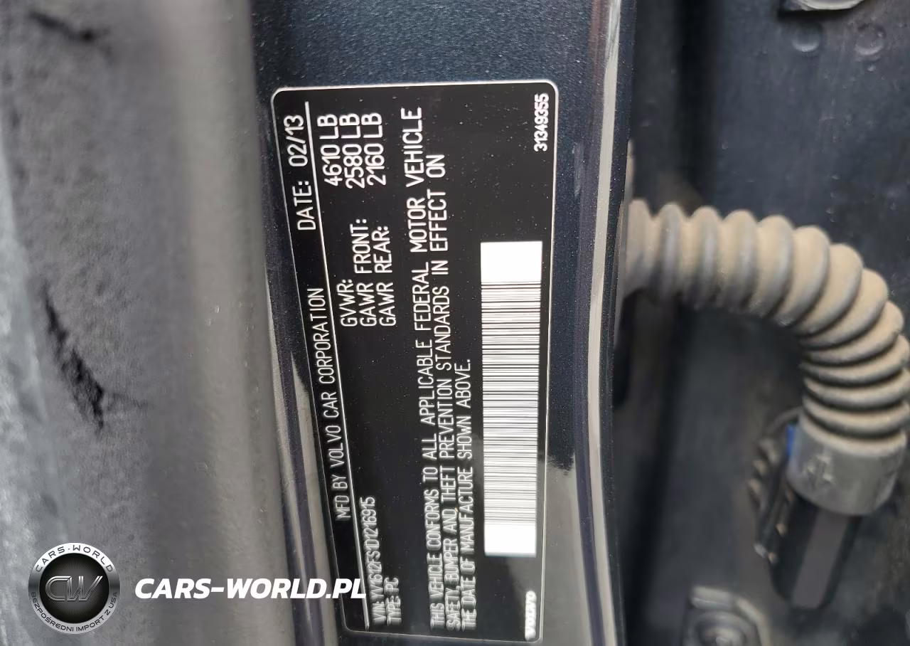 2013 Volvo S60 T5 VIN:YV1612FS1D1216915 - 12