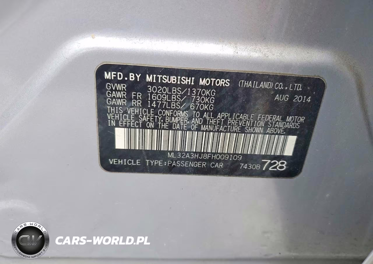 2015 Mitsubishi Mirage De VIN:ML32A3HJ8FH009109 - 12