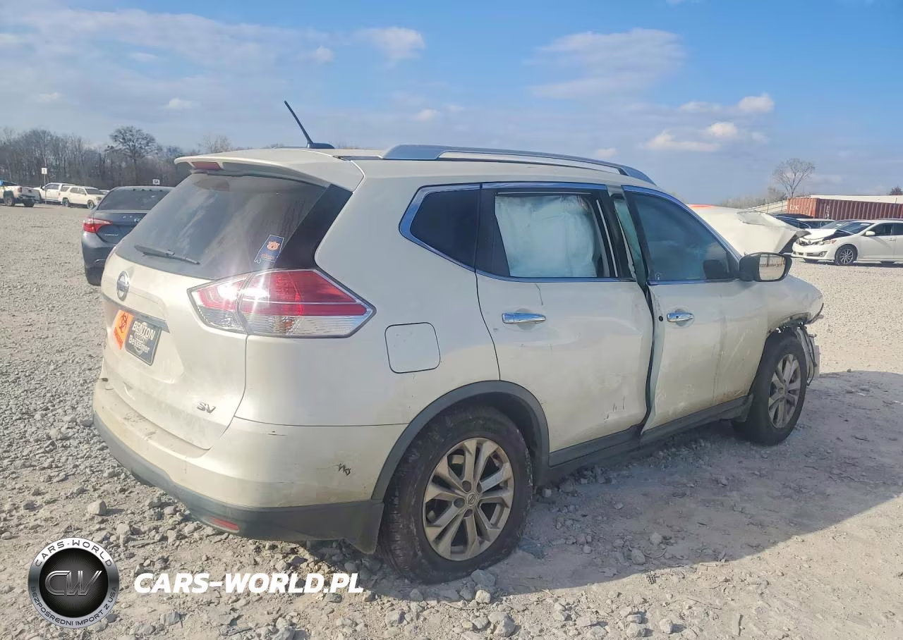 2016 Nissan Rogue Sv VIN:KNMAT2MTXGP666652 - 3