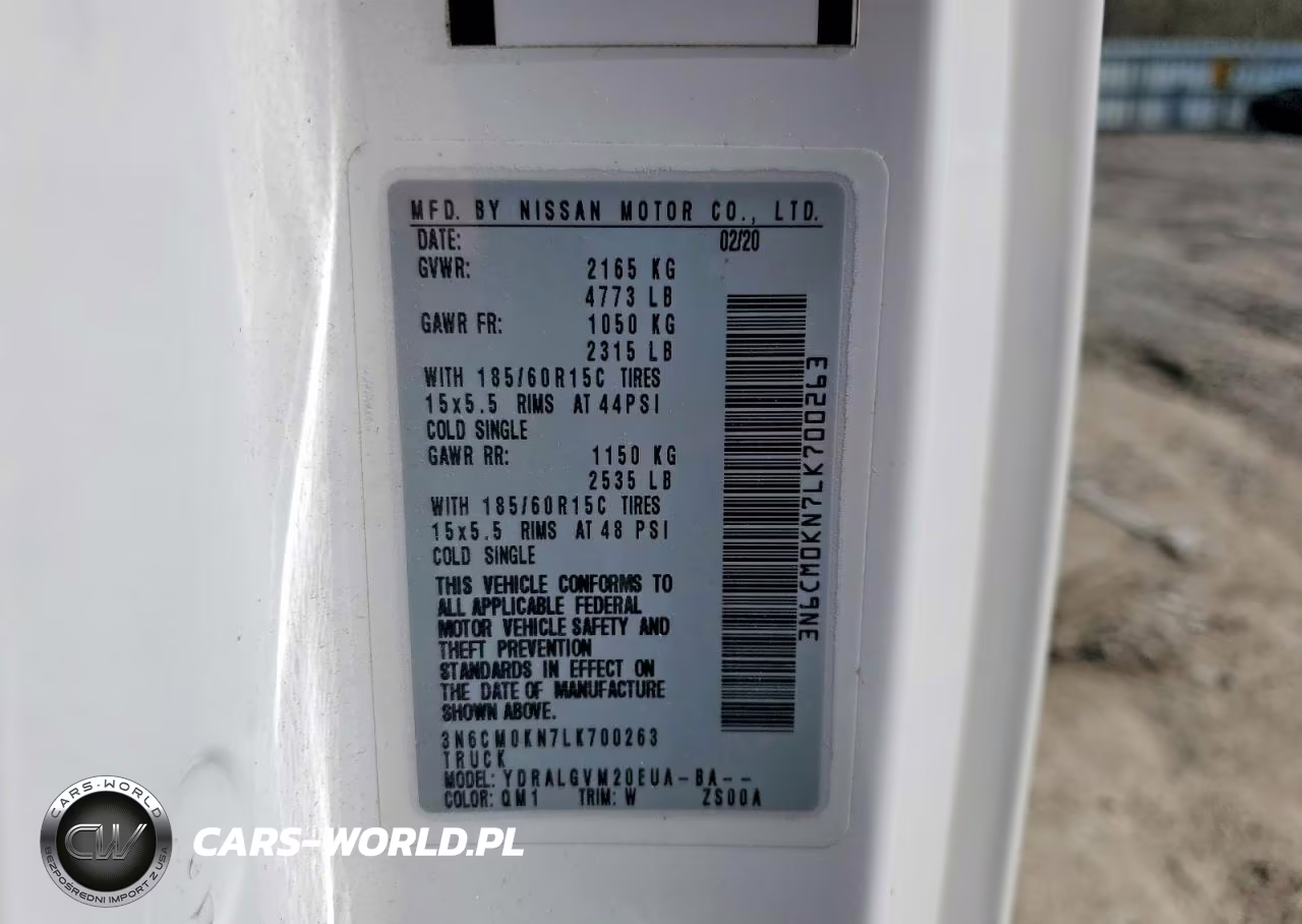 2020 Nissan Nv200 Delivery Van VIN:3N6CM0KN7LK700263 - 13