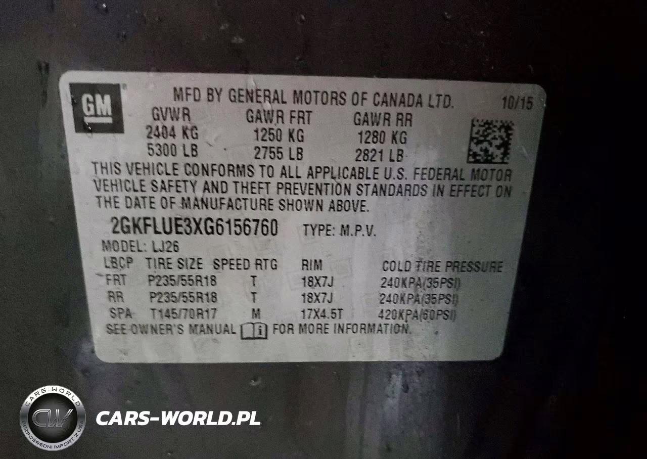 2016 GMC Terrain Slt VIN:2GKFLUE3XG6156760 - 13