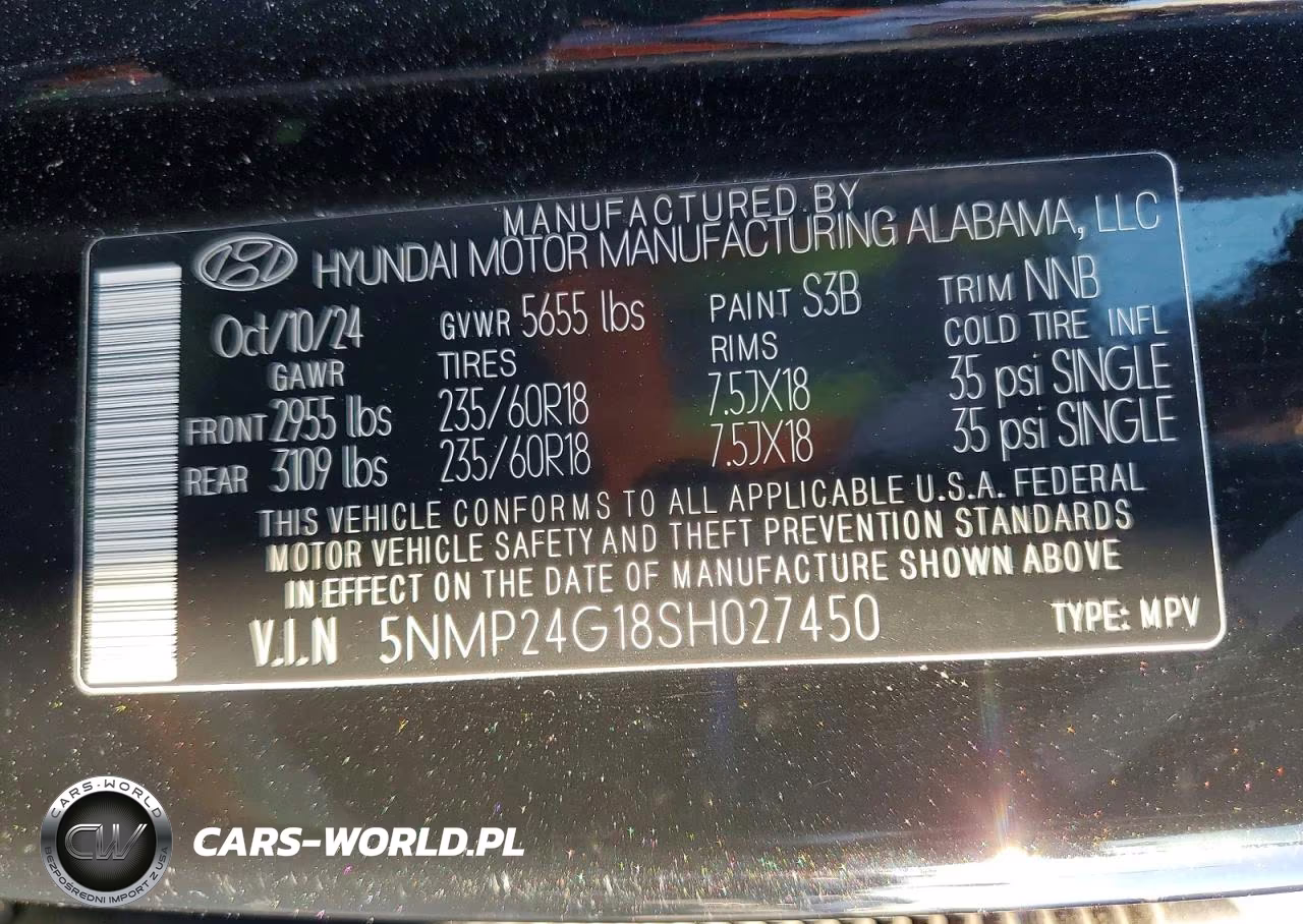 2025 Hyundai Santa Fe Hybrid Sel VIN:5NMP24G18SH027450 - 13