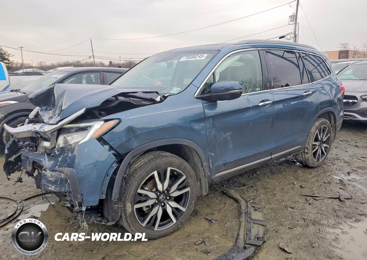 2022 Honda Pilot Touring VIN:5FNYF6H61NB041226 - 1