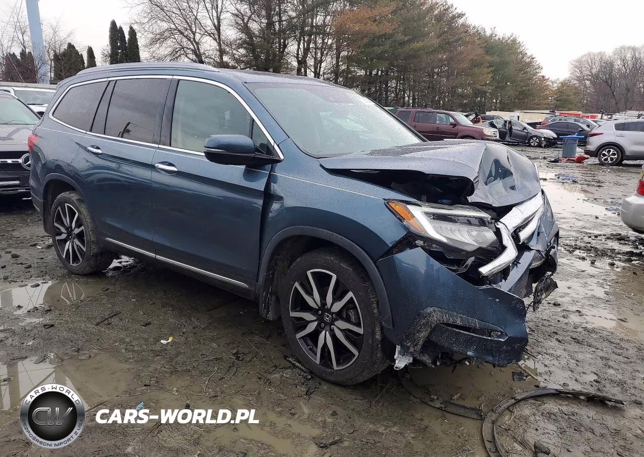 2022 Honda Pilot Touring VIN:5FNYF6H61NB041226 - 4