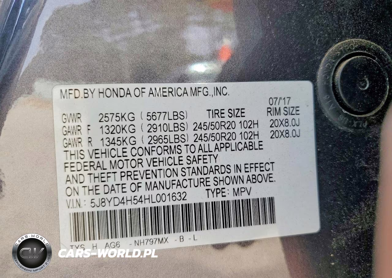 2017 Acura Mdx Technology VIN:5J8YD4H54HL001632 - 12