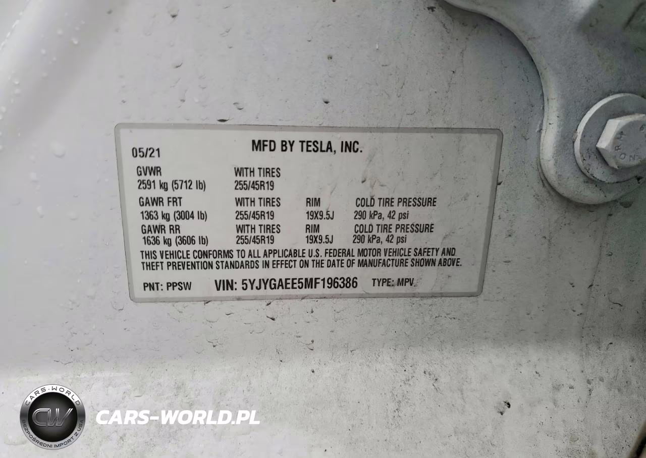 2021 Tesla Model Y VIN:5YJYGAEE5MF196386 - 13