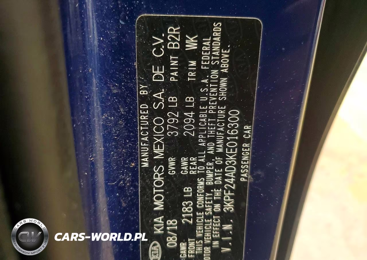 2019 Kia Forte Lxs VIN:3KPF24AD3KE016300 - 12