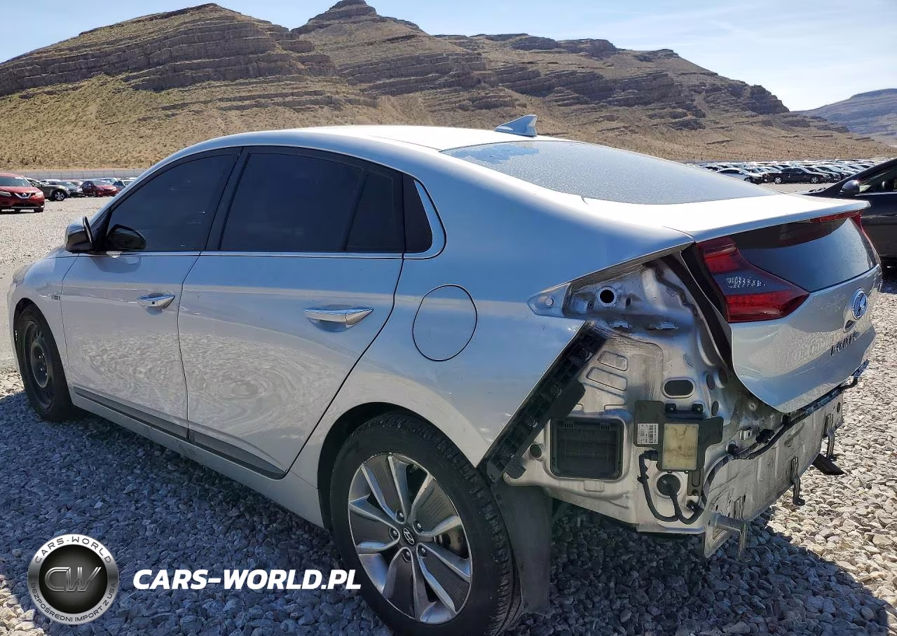 2017 Hyundai Ioniq Hybrid Limited VIN:KMHC85LC2HU046406 - 2