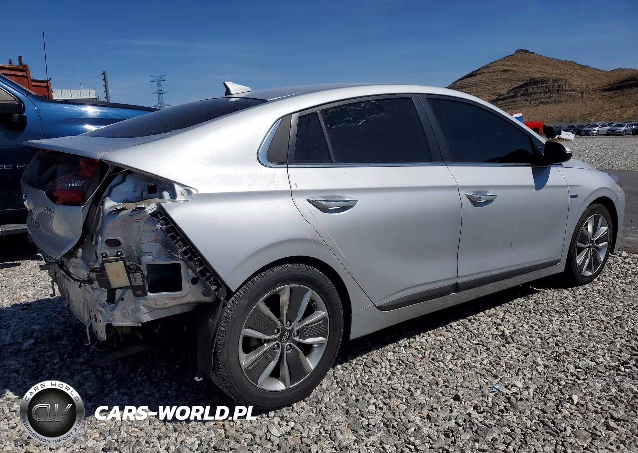 2017 Hyundai Ioniq Hybrid Limited VIN:KMHC85LC2HU046406 - 3