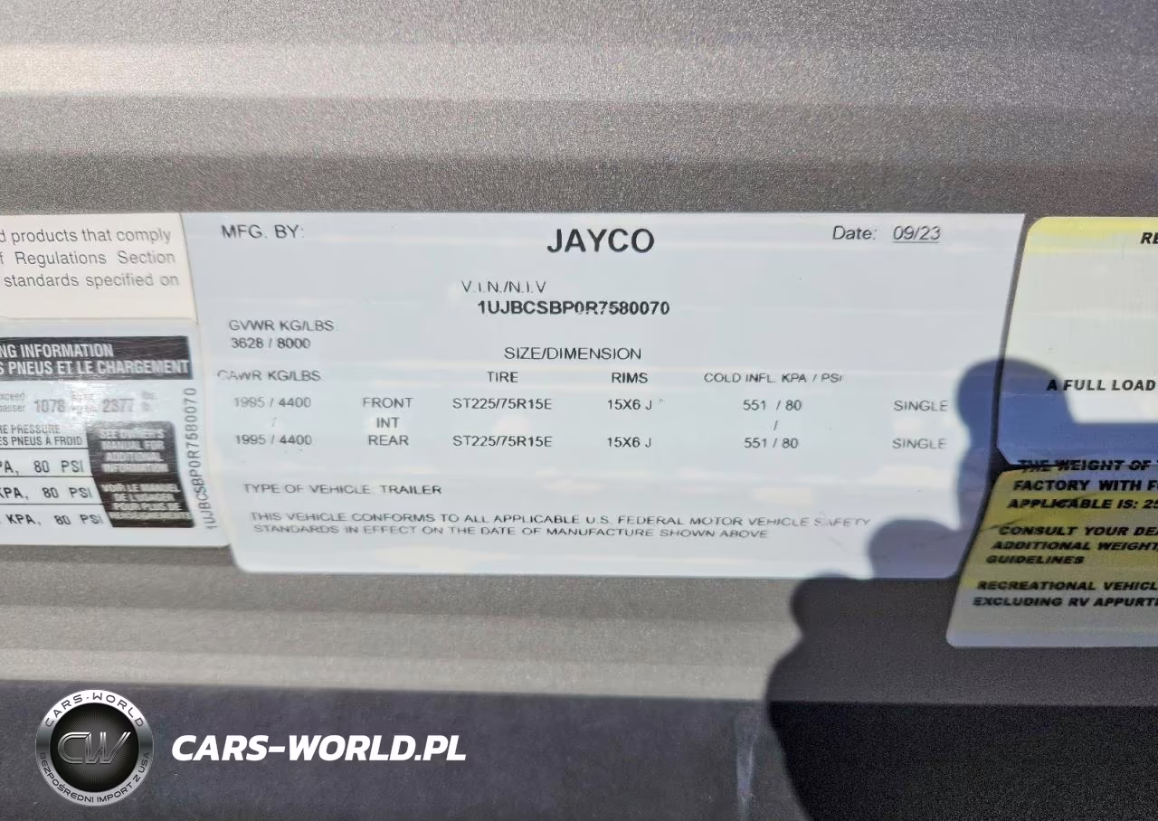 2024 Jayco Jay Flight Camper VIN:1UJBCSBP0R7580070 - 10