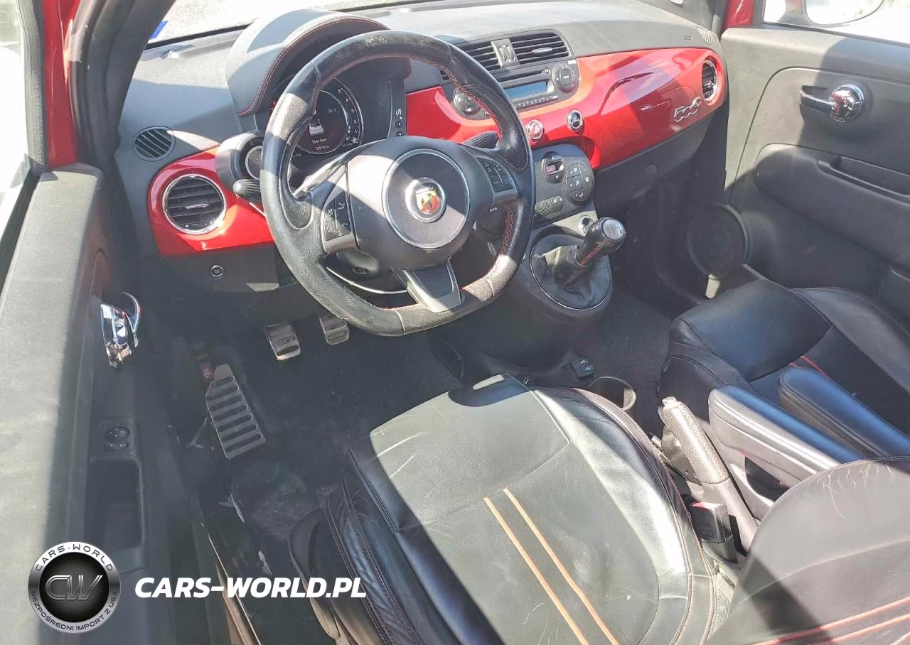 2015 Fiat 500 Abarth VIN:3C3CFFJH2FT555695 - 8