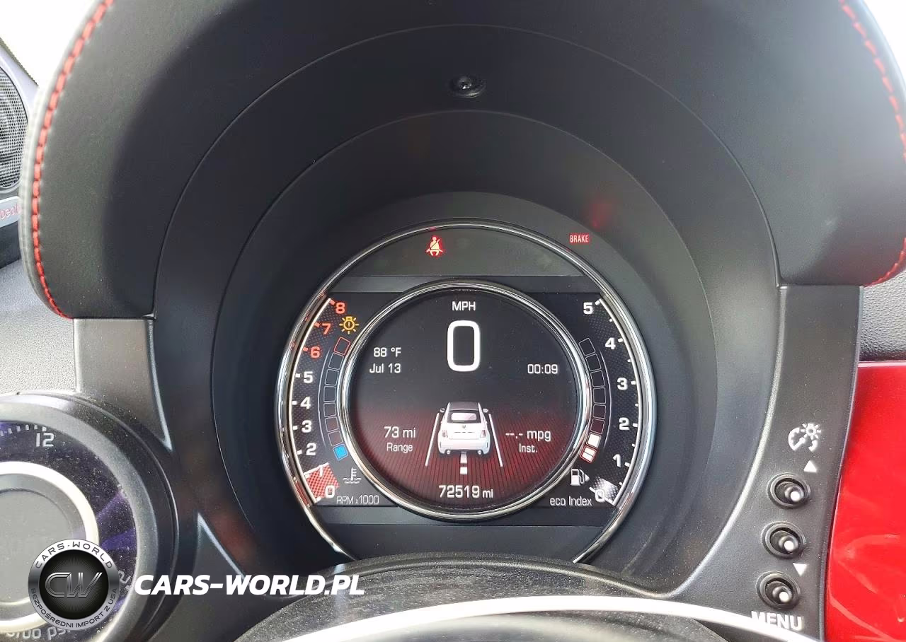2015 Fiat 500 Abarth VIN:3C3CFFJH2FT555695 - 9