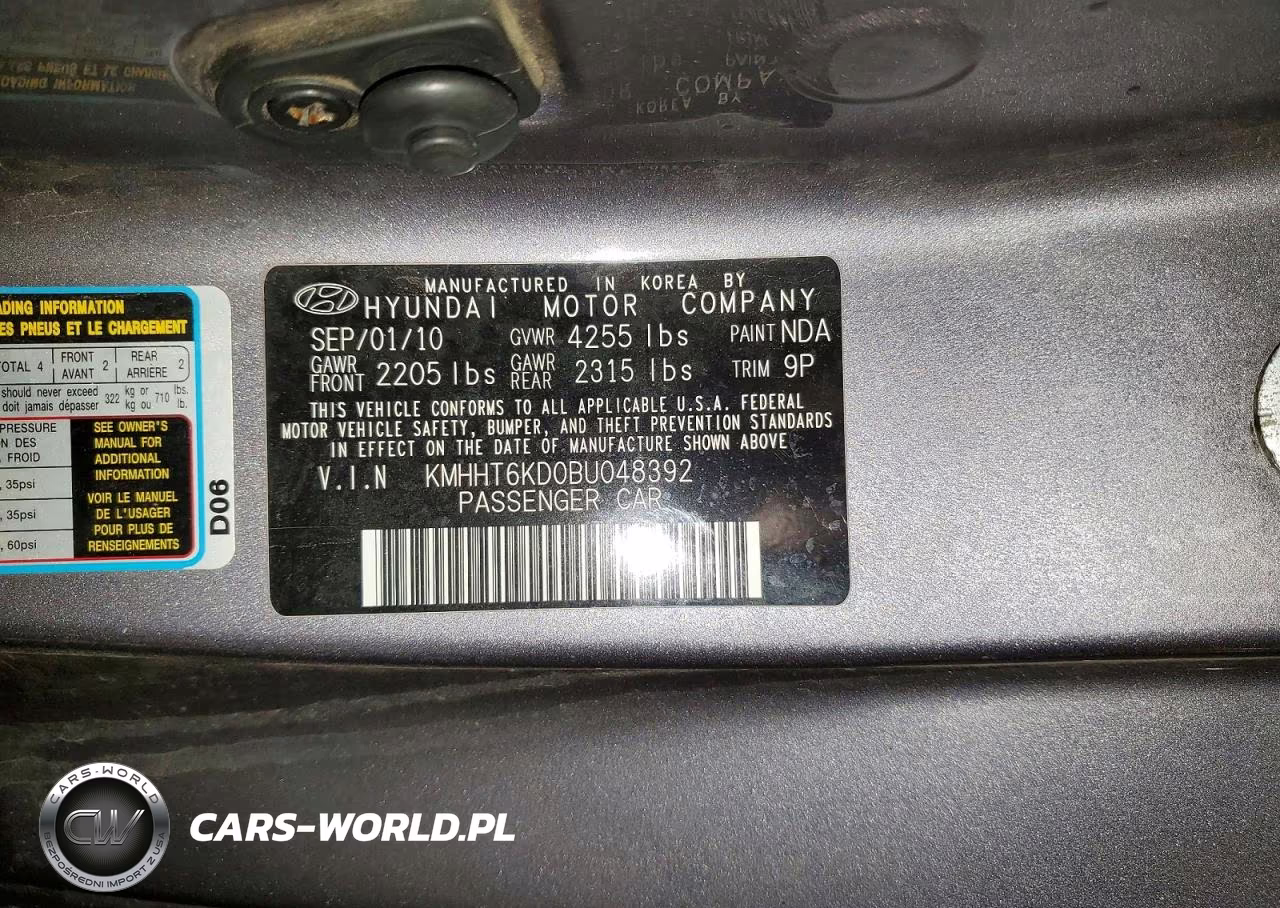 2011 Hyundai Genesis Coupe 2.0T VIN:KMHHT6KD0BU048392 - 12