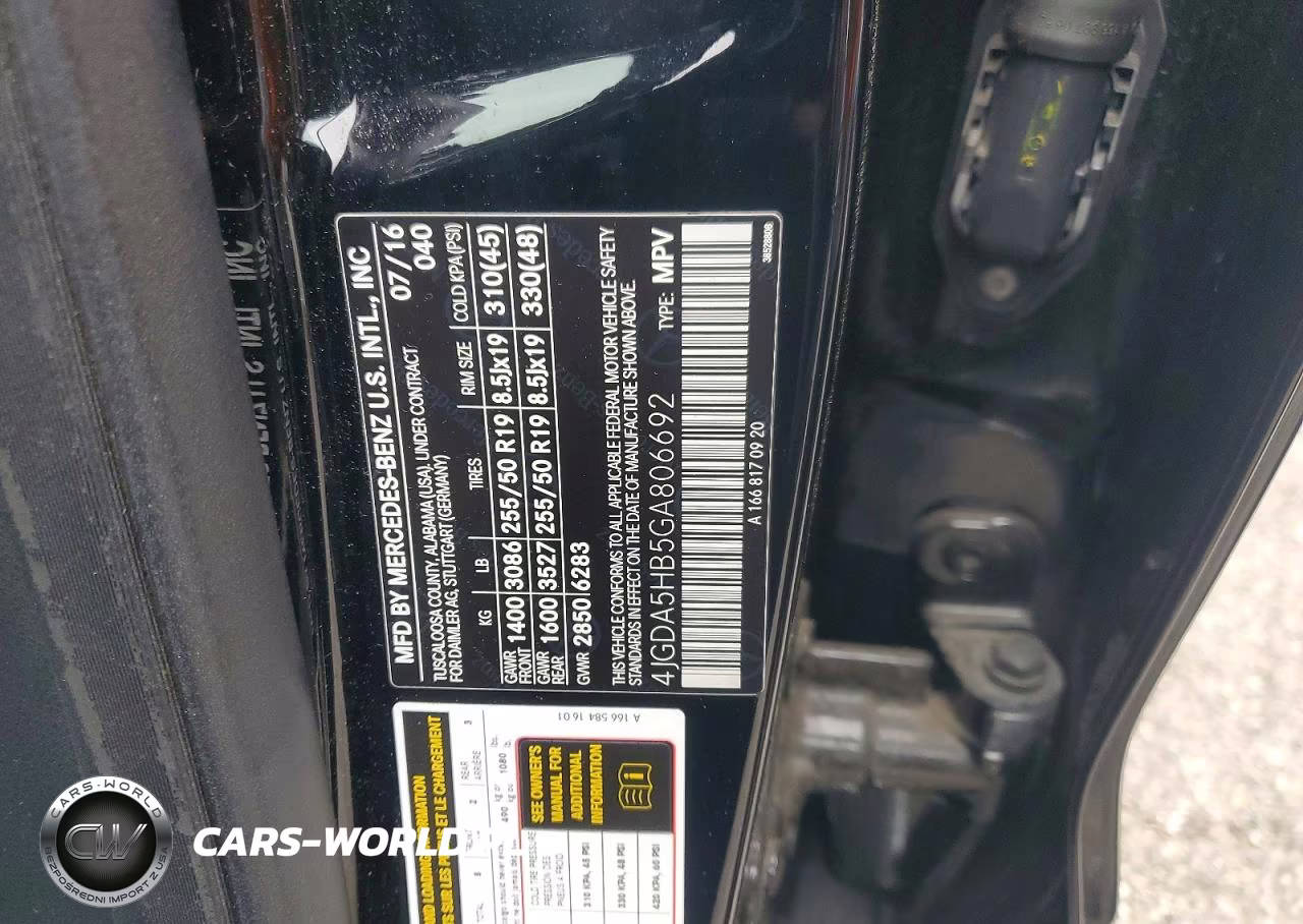 2016 Mercedes-Benz Gle 350 4Matic VIN:4JGDA5HB5GA806692 - 13