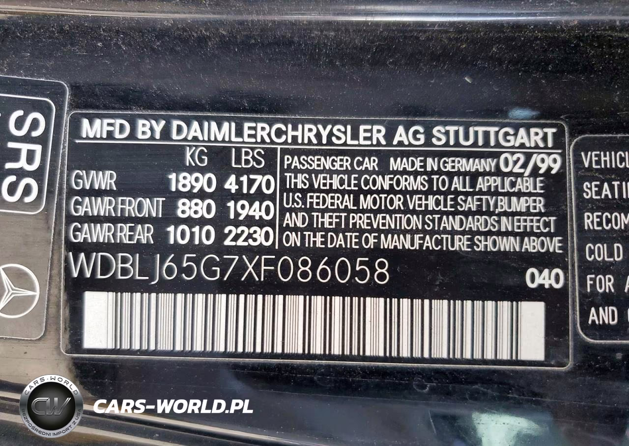 1999 Mercedes-Benz Clk 320 VIN:WDBLJ65G7XF086058 - 12