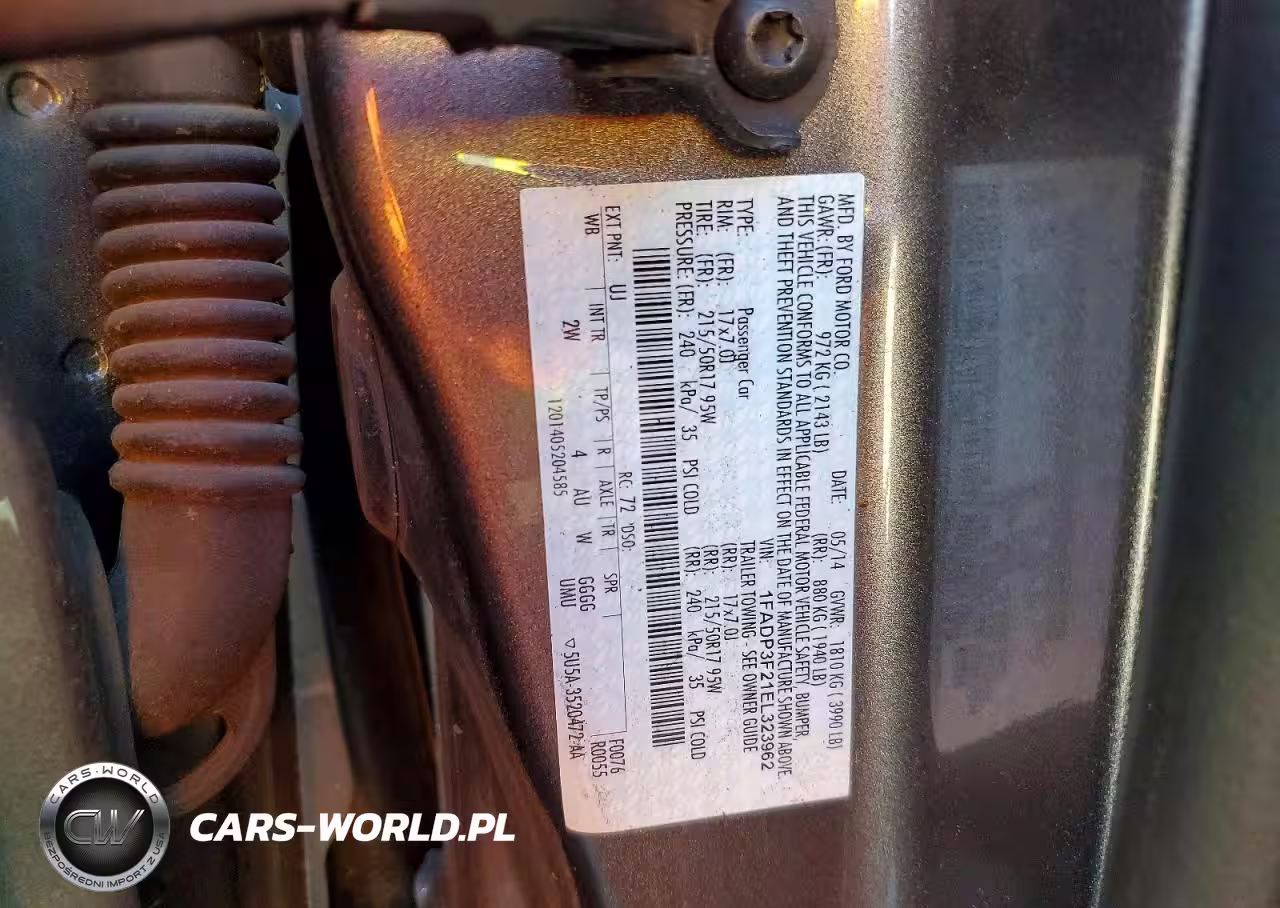 2014 Ford Focus Se VIN:1FADP3F21EL323962 - 13