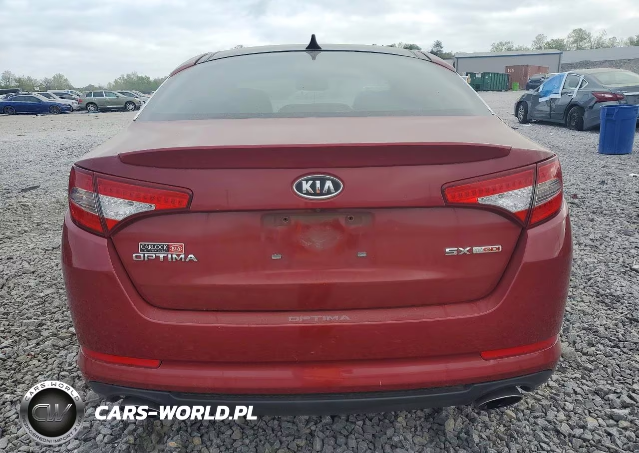 2011 Kia Optima Sx Turbo VIN:KNAGR4A63B5161928 - 6