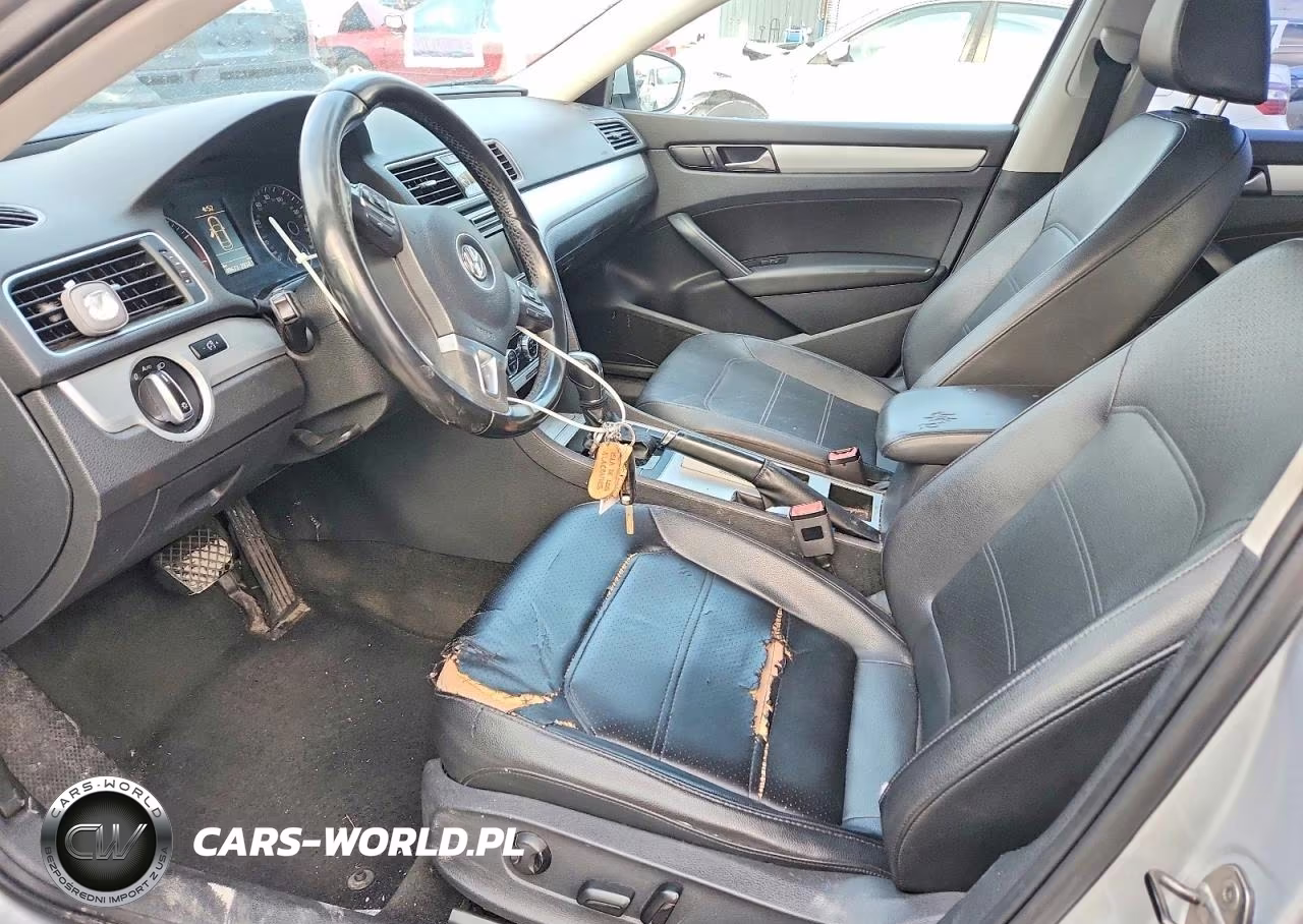 2012 Volkswagen Passat VIN:1VWBP7A33CC065107 - 7