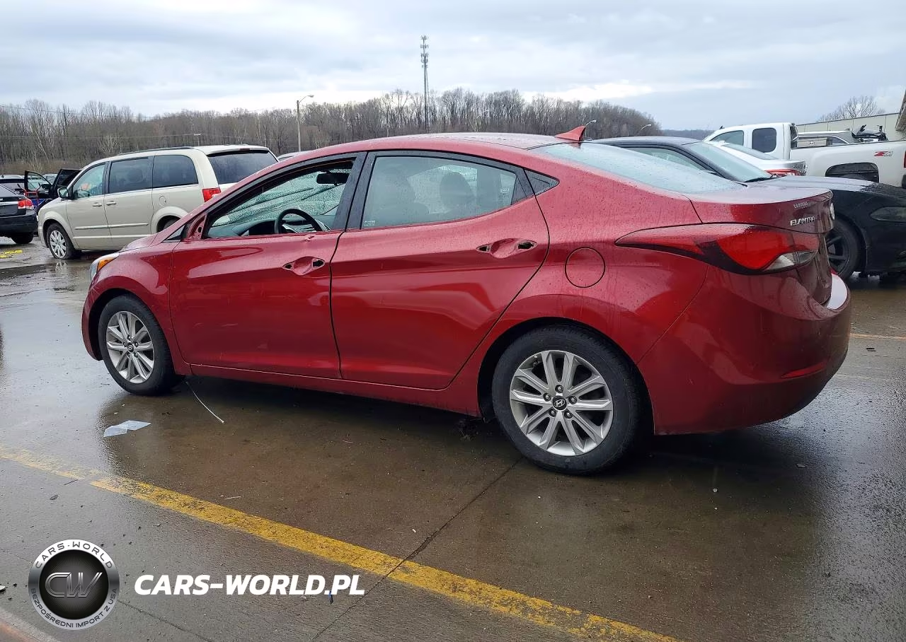 2014 Hyundai Elantra Se VIN:5NPDH4AE5EH537887 - 2