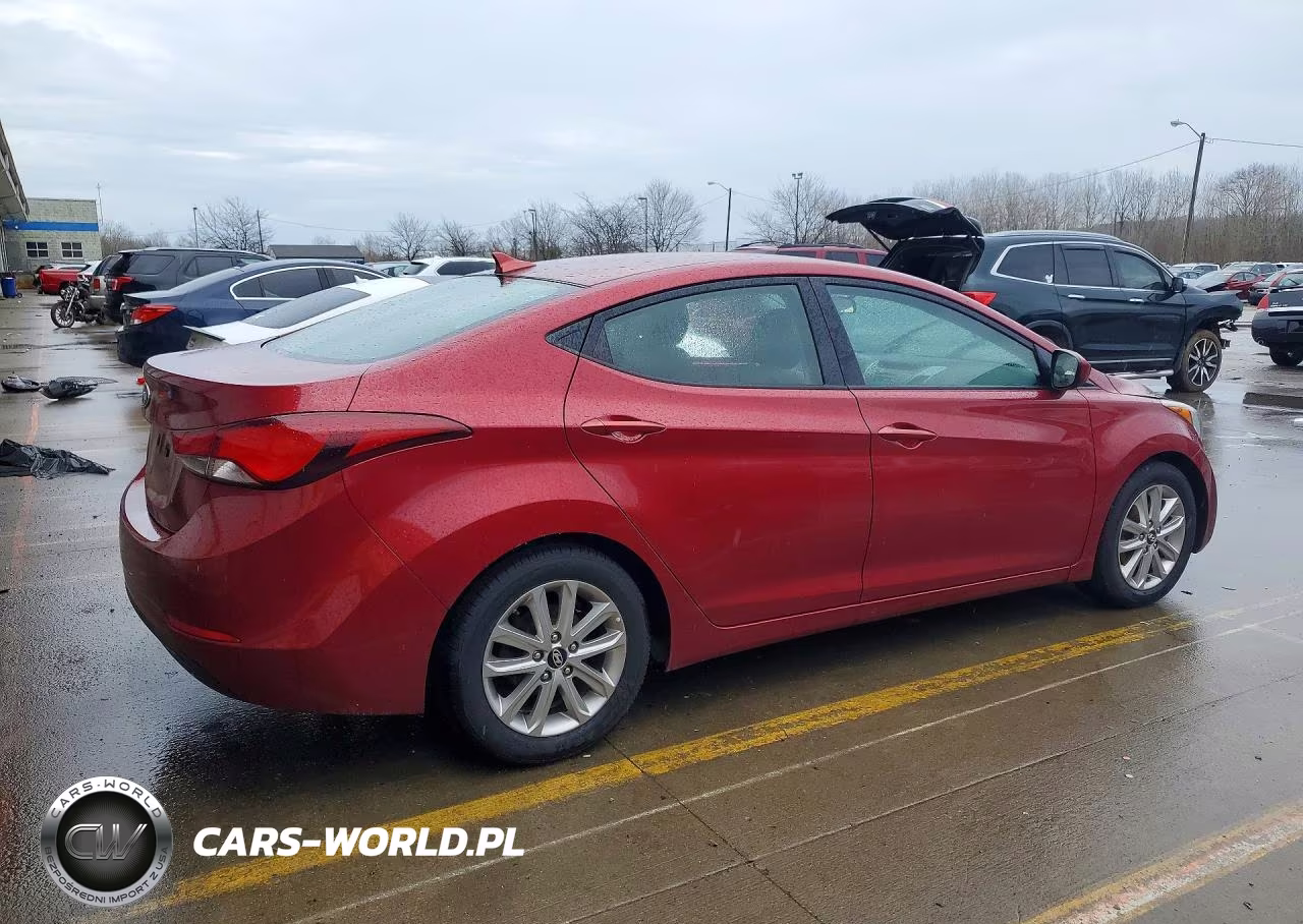2014 Hyundai Elantra Se VIN:5NPDH4AE5EH537887 - 3