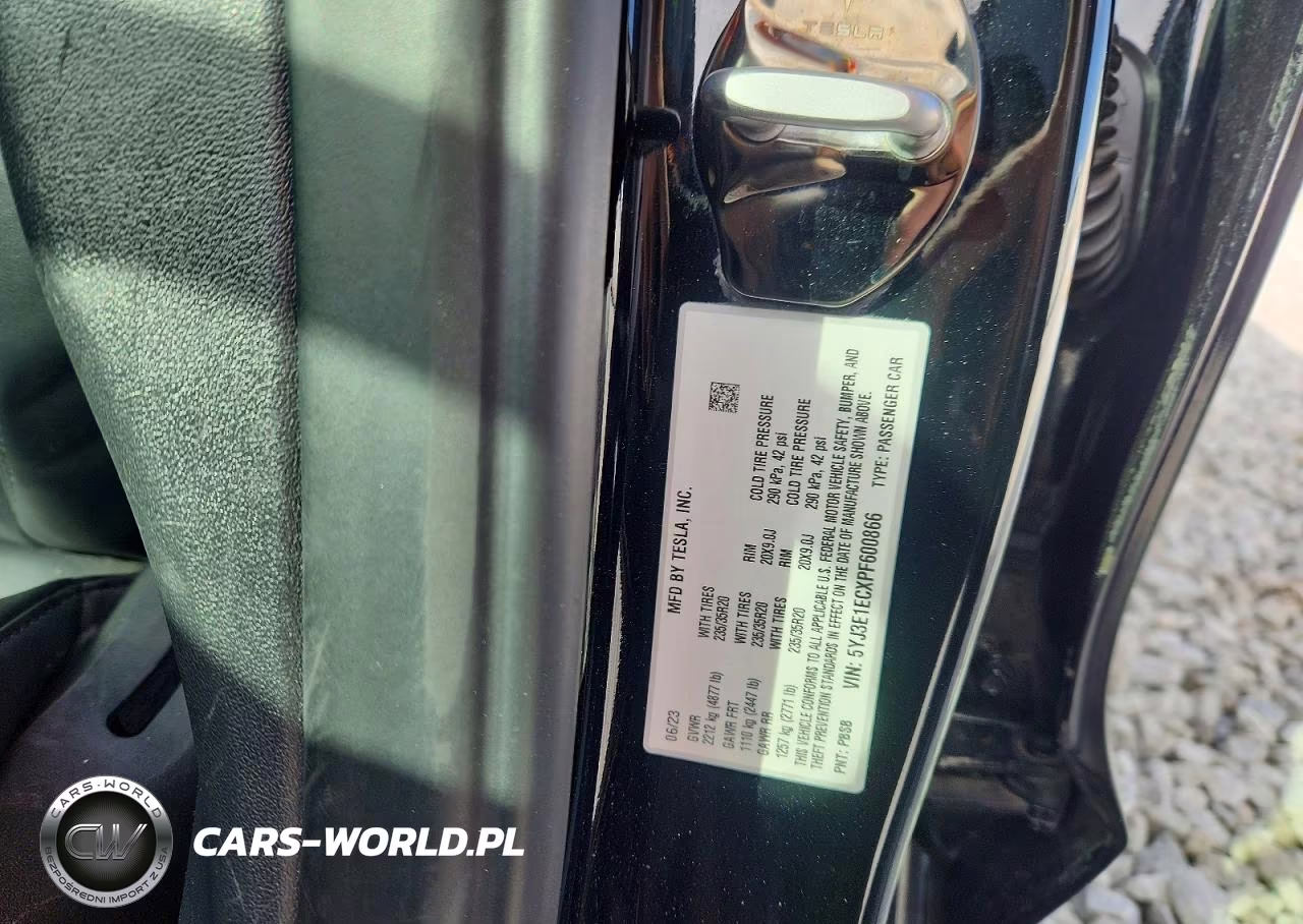 2023 Tesla Model 3 VIN:5YJ3E1ECXPF600866 - 13