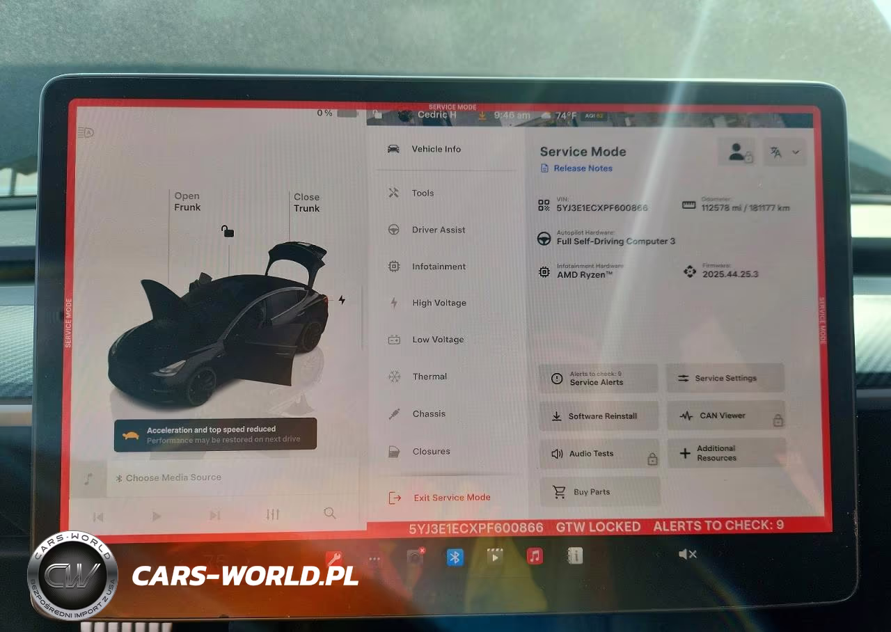 2023 Tesla Model 3 VIN:5YJ3E1ECXPF600866 - 9