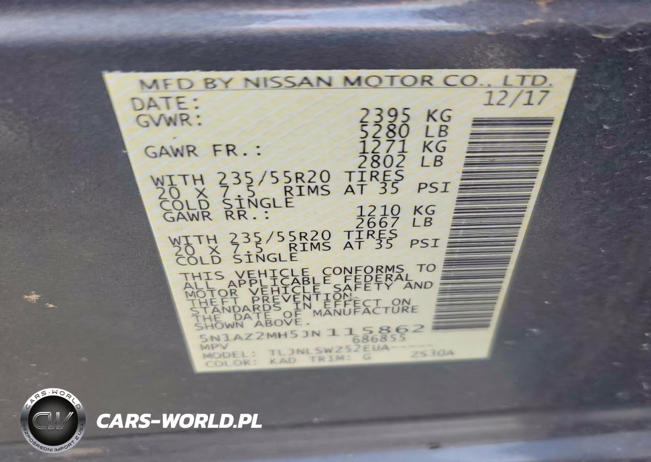 2018 Nissan Murano Platinum VIN:5N1AZ2MH5JN115862 - 13