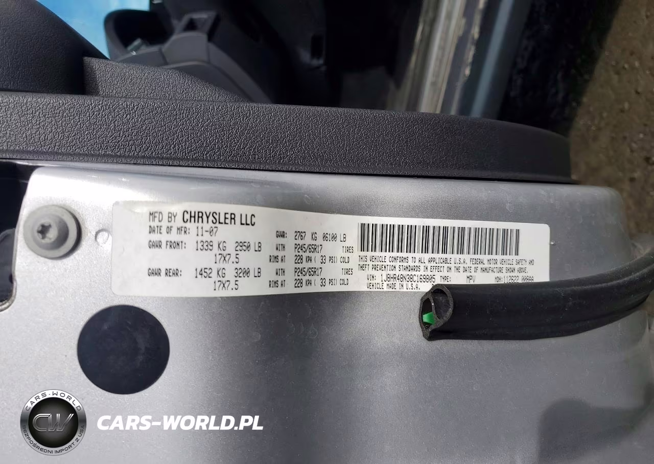 2008 Jeep Grand Cherokee Laredo VIN:1J8HR48N38C169805 - 13